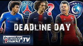 Deadline DayTicker 1 PSG will Chelseas Willian – Wo landet Rabiot  TRANSFERMARKT [upl. by Eppesuig594]