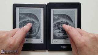 Kindle Paperwhite 4 vs 79 Kindle Comparison Review  2018 [upl. by Annoid]