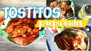 Tostitos preparados de 3 maneras Tostihuates Tostielotes y Tosticarne [upl. by Finnegan863]