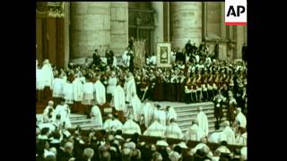 CORONATION OF POPE PAUL IN COLOUR [upl. by Apps]