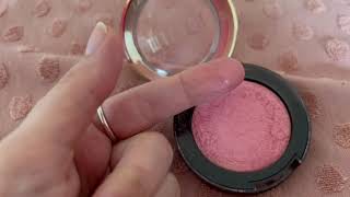 Milani blush in Dolce Pink  beautiful shimmery shade ad [upl. by Pallaton52]