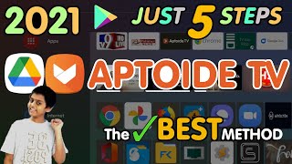 Aptoide TV on Android TV Apps  Install AppStore in Smart TV  Mi TV OnePlus TV Nokia TV LG TV [upl. by Eiclehc]