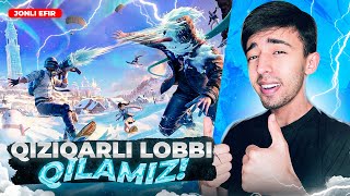 QIZIQARLI LOBBI QILAMIZ STRIM🔥 PUBG MOBILE [upl. by Bridgette]