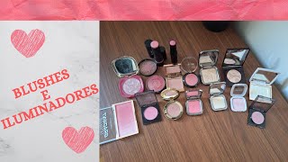 TOUR PELOS BLUSHES E ILUMINADORES [upl. by Yankee]