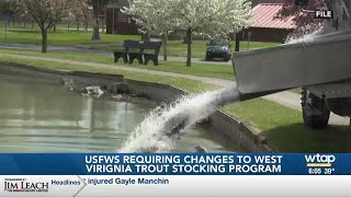 WVa governor at odds with US Fish and Wildlife Service over trout stocking [upl. by Anal]