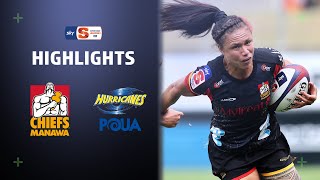 HIGHLIGHTS  Chiefs Manawa v Hurricanes Poua  Round 1 2024 [upl. by Nedap]