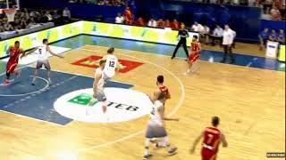 Damjan Stojanovski three pointer Kosovo  Macedonia [upl. by Aital]