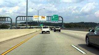 Capital Beltway Interstates 95495 Exits 1 to 4 northboundouter loop Local Lanes [upl. by Wystand375]