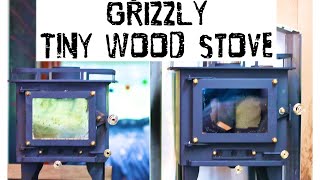 The GRIZZLY TINY WOOD STOVE VS The CUB BEST VALUE CUBIC MINI TINY WOOD STOVE [upl. by Dion]