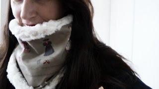 Tuto pour coudre un col en polaire snood réversible [upl. by Eitsirhc267]