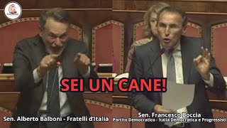 DURISSIMO SCONTRO IN SENATO TRA BOCCIA E BALBONI SUL DECRETO PAESI SICURI quotSITUAZIONE IMBARAZZANTEquot [upl. by Enortna94]