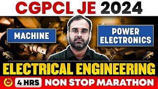 CSPDCL JE 2024  Electrical Engineering Marathon  Electrical Machine amp Power Electronics [upl. by Ynnos83]