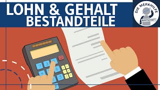 Lohn amp Gehaltsabrechnung  Bruttoentgelt Abzüge AN und AGAnteil Nettoentgelt amp Beispiel [upl. by Nyrtak]