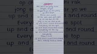 Zico  SPOT ft Jennie Lyrics REQUESTED kpop jennie lyrics shorts shortsfeed youtubeshorts [upl. by Anidan]