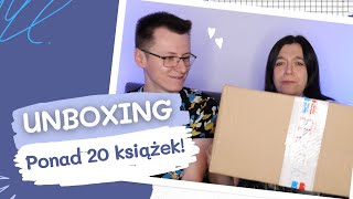 Unboxing ponad 20 książek  Strefa Czytacza [upl. by Afihtan]