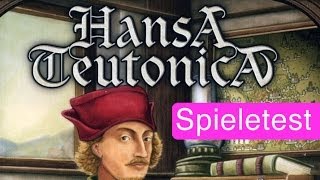 Hansa Teutonica Spiel  Anleitung amp Rezension  SpieLama [upl. by Notrem]