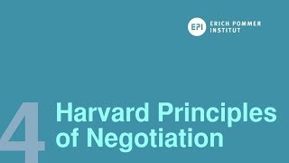 The Harvard Principles of Negotiation [upl. by Denna]