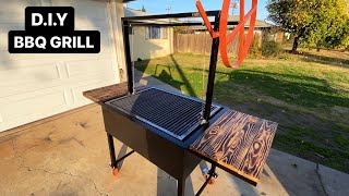 DIY  BBQ GRILL full fabrication [upl. by Erbes987]