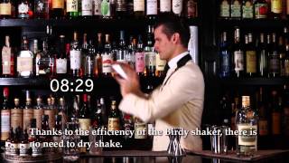 Ramos Gin Fizz Erik Lorincz making with a Birdy 3P Shaker [upl. by Nna]