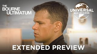 The Bourne Ultimatum Matt Damon  The Chase is On  Extended Preview [upl. by Robinett]