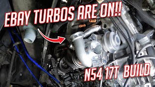 BMW N54 335i Chinese 17T Hybrid Turbo Install Part 6 Fitted [upl. by Namar394]