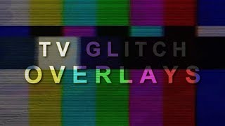 TV GLITCH OVERLAY PACK  TV ERROR OVERLAY PACK  FREE OVERLAYS [upl. by Thedrick]