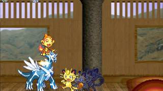 TMS Mugen Battle 122  Golett and Meowth vs Chimchar and Dialga [upl. by Tace]