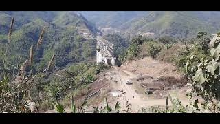 Khongsang Railway Station Bridge Jiribam Nunba Noney Imphal Manipur Part 01 [upl. by Amaras]