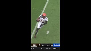 Germaine Pratt with a Forced Fumble vs Cleveland Browns [upl. by Ydolem]