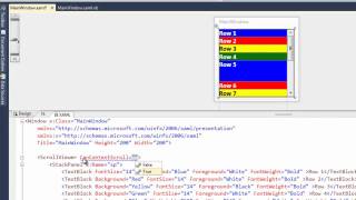 WPF Tutorial 16  The ScrollViewer [upl. by Tartan]