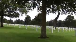 Normandy American Cemetery and Memorial Colleville sur Mer [upl. by Lannie]