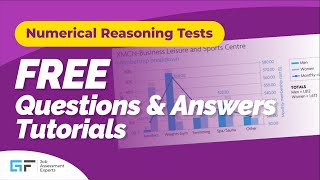 Numerical Reasoning Test Practice Questions amp Answers 202425  5 Worked Solutions amp Tutorial [upl. by Alcock]