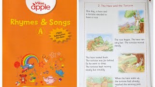 The hare and the tortoise  One day a hare  Story  Lkg  Rhymes amp songs  Preschool [upl. by Oakley]