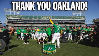 The As Are Offcially Leaving Oakland After 57 Years [upl. by Innor]