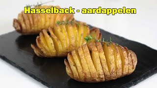 Recept hasselback aardappelen bakken in de oven [upl. by Katherina217]