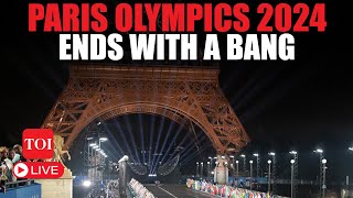 LIVE  Olympics 2024 Closing Ceremony Sreejesh Manu Bhaker Are Indias Flagbearers  Paris [upl. by Orat]