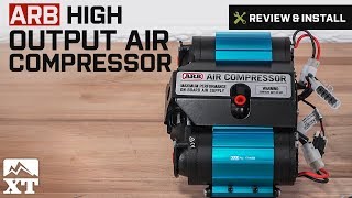 Jeep Wrangler ARB High Output Air Compressor Review amp Install [upl. by Atsyrc]