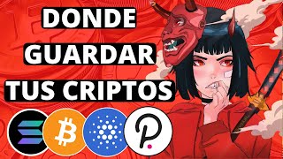 ✅WALLETS PARA CRIPTOMONEDAS😱¿Donde Guardar Tus Criptomonedas TIENES QUE VERLO [upl. by Easter]