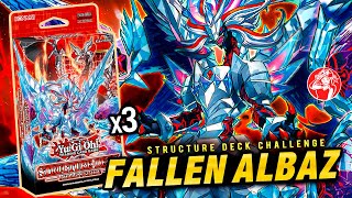 🐲 FALLEN OF ALBAZ Deck  💲33 Structure Deck Albaz Strike x3 TCG  EDOPRO [upl. by Namzzaj653]