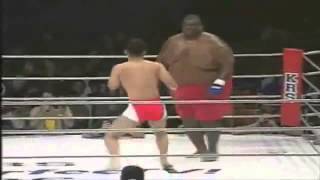 Big Sumo Fighter Vs Little MMA Fighter [upl. by Yenar972]