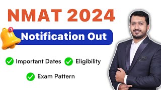 NMAT 2024 Notification Out  Important Dates  Eligibility  Exam Pattern [upl. by Ruhtracm]