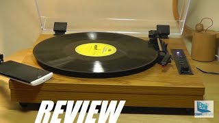 REVIEW Archeer Bluetooth Turntable Vinyl Record Player [upl. by Poulter]