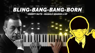 MASHLE OP2  BlingBangBangBorn but its a mashup  Piano Cover [upl. by Ialokin435]