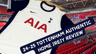 24 25 TOTTENHAM AUTHENTIC HOME JREJY DriFIT ADV REVIEW トッテナム オーセンティックユニフォームレビュー [upl. by Silber]