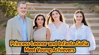 Princess Leonor and Infanta Sofia Inspire Youth at Girona Awards [upl. by Ennyroc]