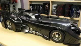 Batman 1989 Hot Toys Batmobile review [upl. by Zerk]