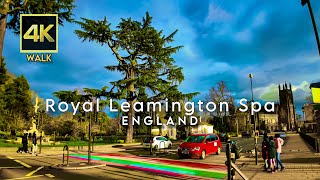 🇬🇧Royal Leamington Spa Beautiful Medieval Town UK  Walking Tour 4k 2024 [upl. by Eanat]