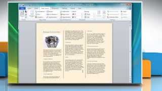 How to Make a TriFold Brochure in Microsoft® Word [upl. by Geraint]