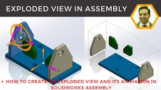 How to Create an Exploded View of an Assembled Part in SolidWorks A StepbyStep Guide [upl. by Nealson]