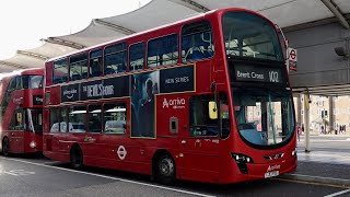 London Bus Route 102  Edmonton Green to Brent Cross  Subtitles [upl. by Nashoma]